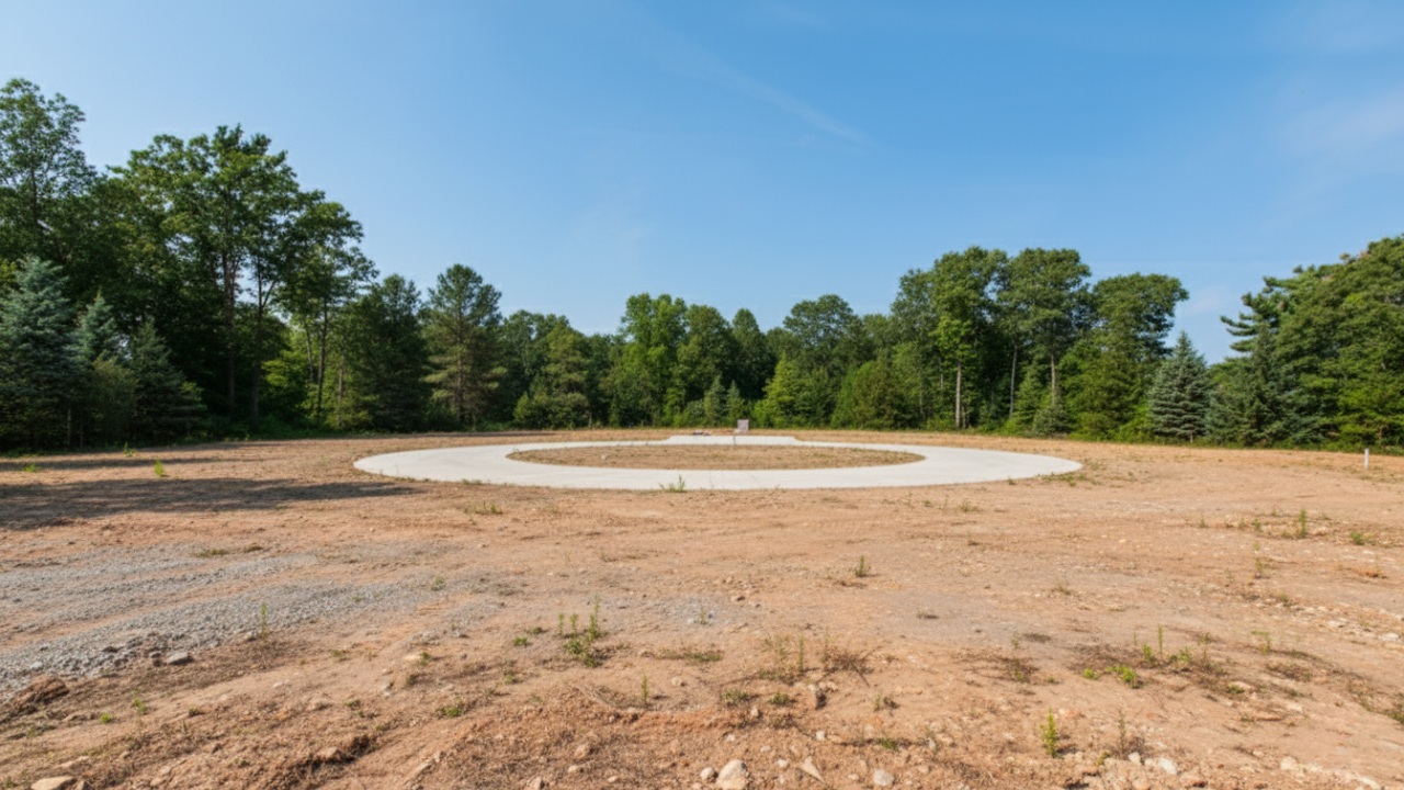 Before — Jack Richardson site prior to knockdown