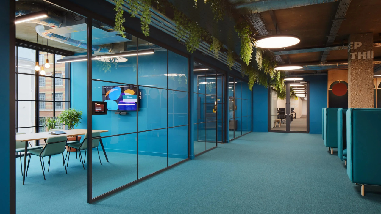 Modern open-plan office fit-out