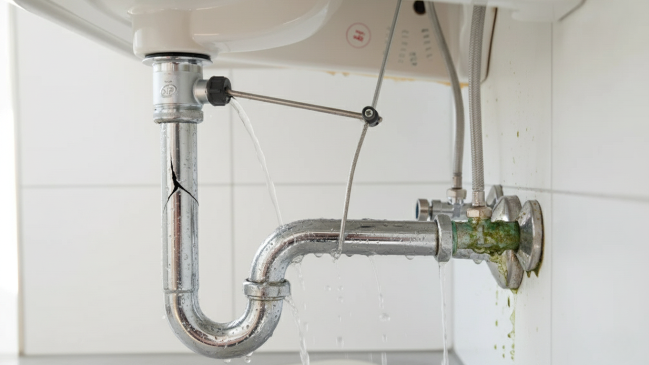 P-Trap Replacement - before